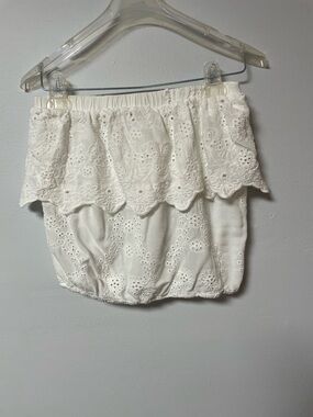 Young Fabulous & Broke White Eyelet Skort